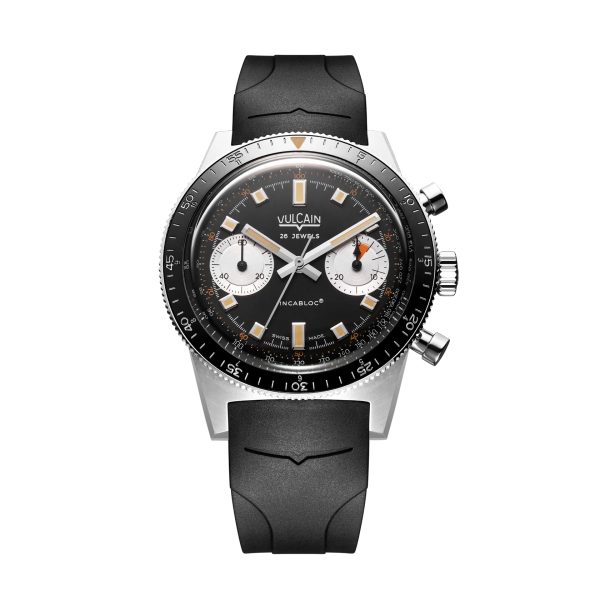 Vulcain Skindiver Chronograph Black - Vulcain Rubber