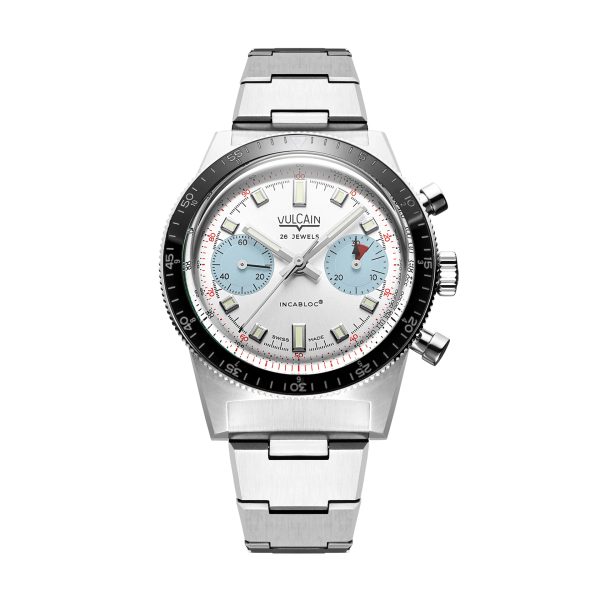 Vulcain Skindiver Chronograph Ice Blue - Steel Bracelet - Obrázek 3