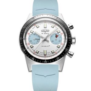Vulcain Skindiver Chronograph Ice Blue - Rubber