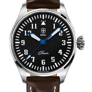 Biatec Corsair Vintage 01 - Tmavě hnědý kožený řemínek