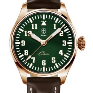 Biatec Corsair Vintage 04 - Tmavě hnědý kožený řemínek