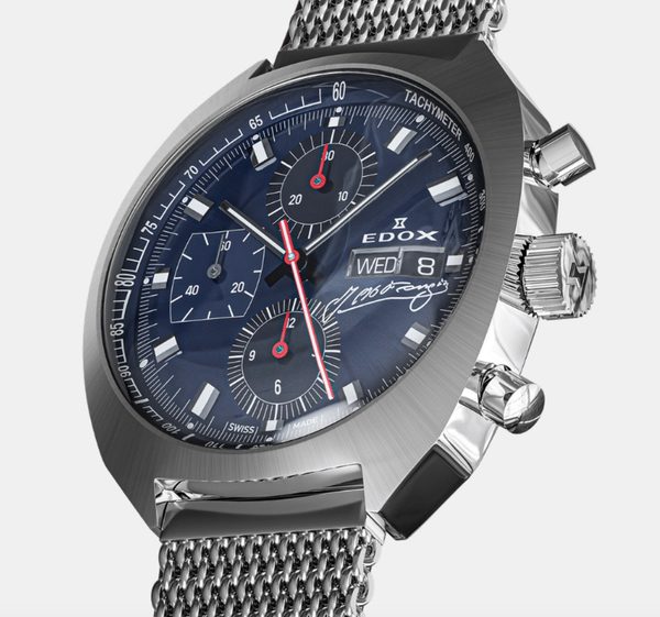 EDOX Sportsman Chronograph Automatic Fangio Limited Edition 01132-3BU-BUGN - Obrázek 2