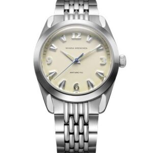 Nivada Grenchen Antarctic 38 mm - Eggshell Beige Luminova - Beads of Rice