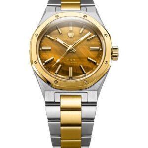 Nivada Grenchen F77 TIGER EYE BICOLOR MARK I - Stainless Steel Bracelet