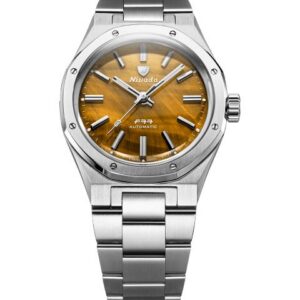 Nivada Grenchen F77 TIGER EYE MARK I - Stainless Steel Bracelet