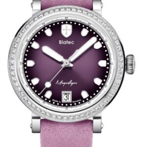 Biatec Magnifique 02 - Růžový kožený řemínek