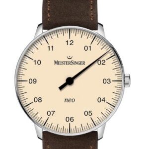 MeisterSinger Neo NES903 - Tmavě hnědý kožený řemínek