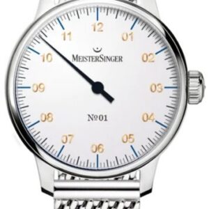 MeisterSinger N°01 AM3301G - Kovový mesh náramek