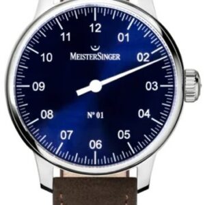 MeisterSinger N°01 AM3308 - Hnědý semišový řemínek