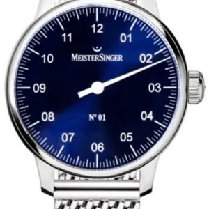 MeisterSinger N°01 AM3308 - Kovový mesh náramek