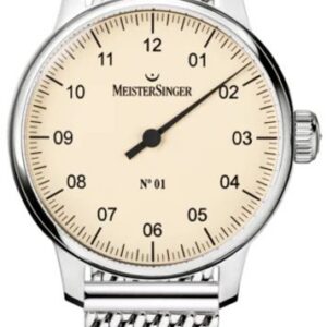 MeisterSinger N°03 AM903 - Kovový mesh náramek