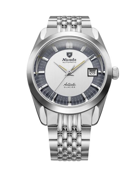 Nivada Grenchen Antarctic Glacier 38 mm - Rubber tropic - Obrázek 2
