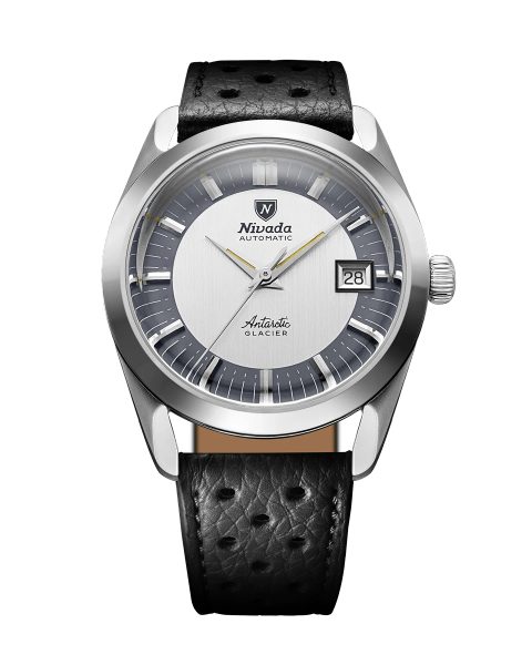 Nivada Grenchen Antarctic Glacier 38 mm - Black Racing Strap