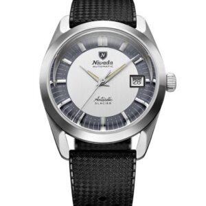 Nivada Grenchen Antarctic Glacier 38 mm - Rubber tropic