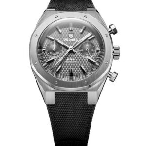 Nivada Grenchen F77 Chrono Mecaquartz Grey 38 mm - Canvas Strap