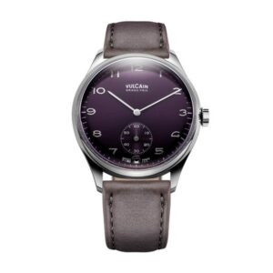 Vulcain Grand Prix - Small Second Purple - Grey Leather