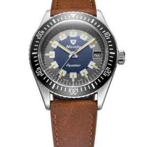 Nivada Grenchen Aquamar Vintage - Brown Leather