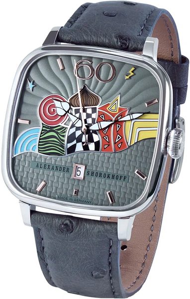 Alexander Shorokhoff Home 2 AS.KD02-HOME2 - Kožený řemínek (pštros)