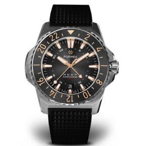 Formex Reef GMT Automatic Chronometer Black Dial with Rose Gold