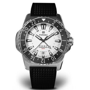 Formex Reef GMT Automatic Chronometer White Dial with Red GMT