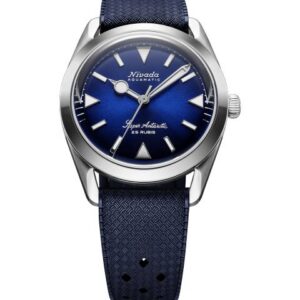 Nivada Grenchen Super Antarctic Blue - Date - Rubber Tropic