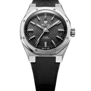 Nivada Grenchen F77 SST Black MK2 - 38 mm - Velcro Strap