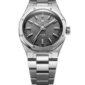 Nivada Grenchen F77 SST Grey MK2 - 38 mm - Stainless Steel Bracelet