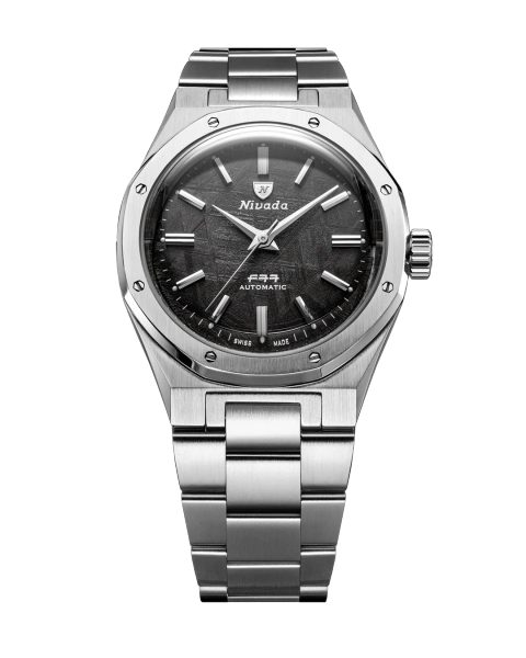 Nivada Grenchen F77 SST Meteorite MK2 - 38 mm - Stainless Steel Bracelet