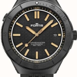 Fortis Marinemaster M-44 DLC Black Resin COSC F8120031