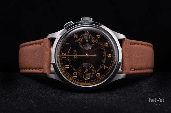 Vulcain Monopusher Heritage - Black - Steel Bracelet - Obrázek 3