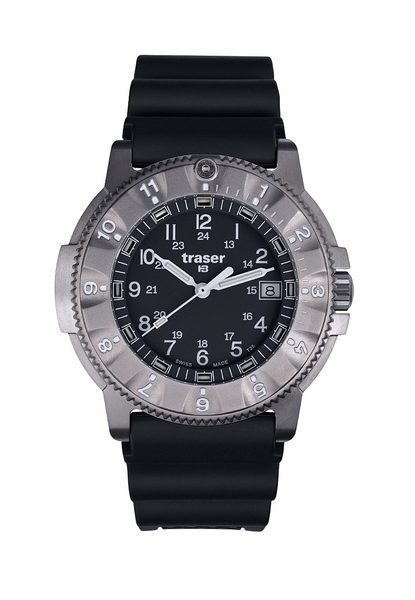 Traser P65 Tactical Mission Titanium Rubber