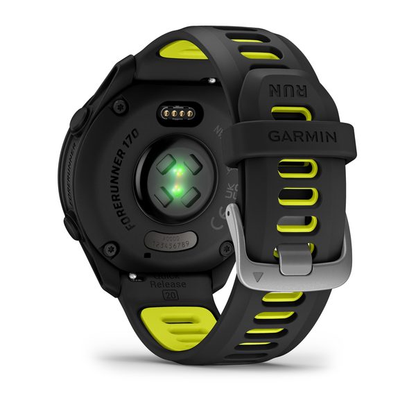 Garmin Forerunner® 170 Black s řemínkem Black / Amp Yellow 010-03920-00 - Obrázek 3