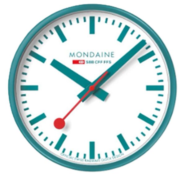 Hodiny Mondaine A990.CLOCK.10SBD Transformative Teal Limited Edition