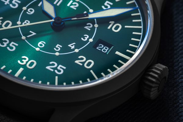Laco Flieger Karlsruhe Pro Grün 37 Automatic - Obrázek 2