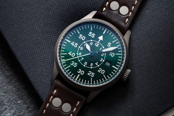 Laco Flieger Karlsruhe Pro Grün 37 Automatic - Obrázek 3