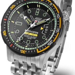 Vostok Europe Batiscafos Automatic NH35-511E767 - stříbrný ocelový náramek