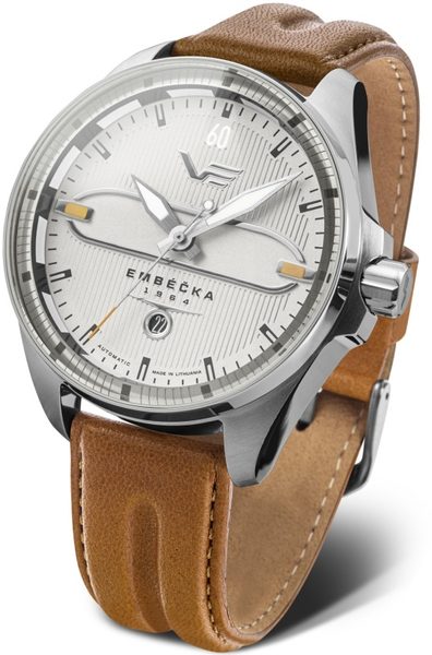 Vostok Europe Limitovaná edice Embéčka Automatic Line NH35-325A494 - hnědý kožený řemínek
