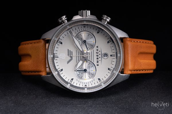 Vostok Europe Limitovaná edice Embéčka Chrono Line 6S21-325A491 - hnědý kožený řemínek - Obrázek 2