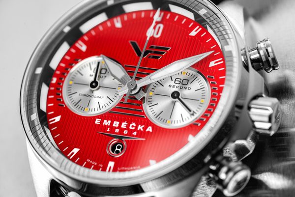 Vostok Europe Limitovaná edice Embéčka Chrono Line 6S21-325A492 - hnědý kožený řemínek - Obrázek 2