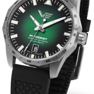 Vostok Europe N-1 Rocket Compact Automatic NH35-125A749 - černý gumový řemínek