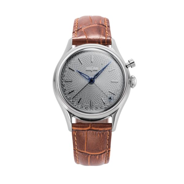 Vulcain Cricket Titane 39 mm - Brown Alligator - Obrázek 3