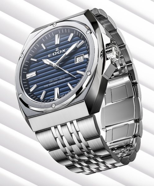 EDOX Delfin The Original 1973 Date - Gents 53032-3M-BUIN - Obrázek 3