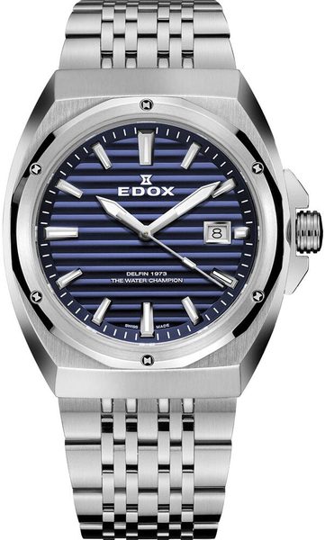 EDOX Delfin The Original 1973 Date - Gents 53032-3M-BUIN