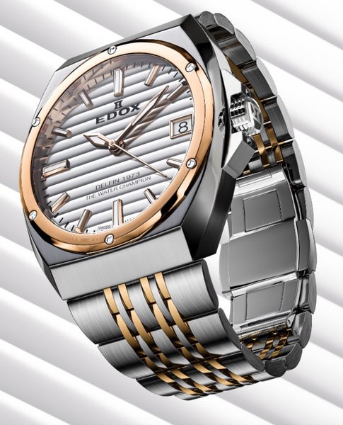 EDOX Delfin The Original 1973 Date - Ladies 50504-357RM-AIR - Obrázek 3
