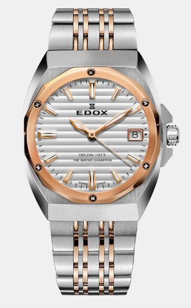 EDOX Delfin The Original 1973 Date - Ladies 50504-357RM-AIR