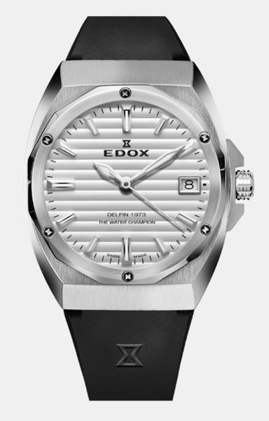 EDOX Delfin The Original 1973 Date - Ladies 50504-3CA-AIN