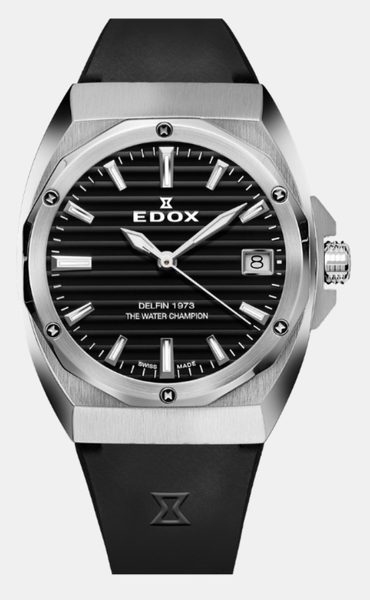 EDOX Delfin The Original 1973 Date - Ladies 50504-3CA-NIN