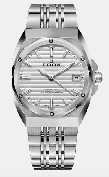 EDOX Delfin The Original 1973 Date - Ladies 50504-3M-AIN