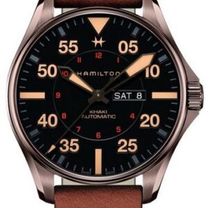 Hamilton Khaki Aviation Pilot Day Date Auto H64705531