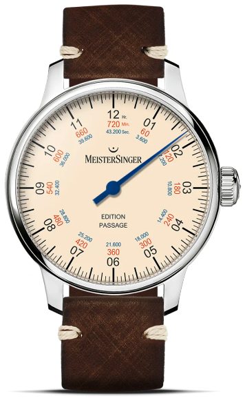MeisterSinger Edition Passage ED-PASSAGE - Světle hnědý kožený řemínek - Obrázek 2
